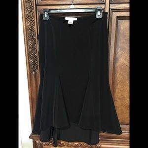 WHBM Black High Low Skirt Size 0